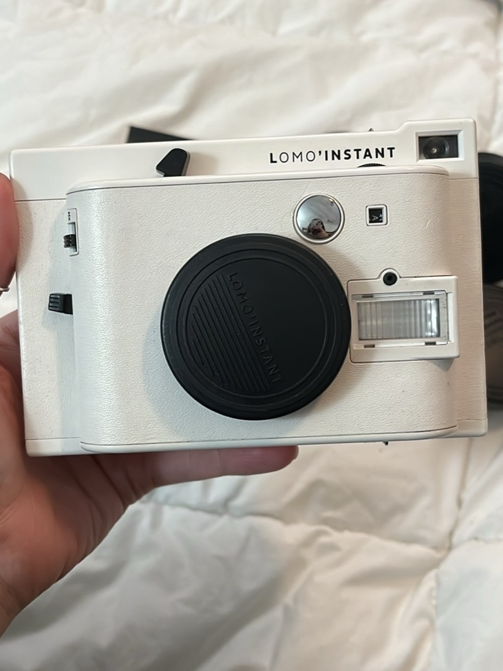 White Instant Film Camera - White